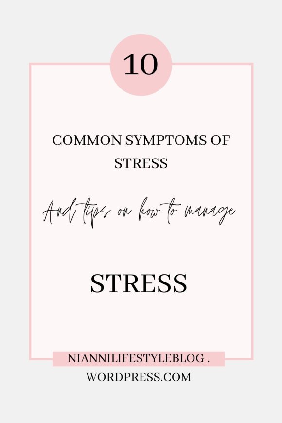 Pinterest pin on stress management tips